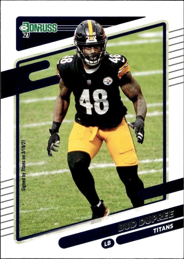 2021 Panini Donruss Bud Dupree #17 trading card