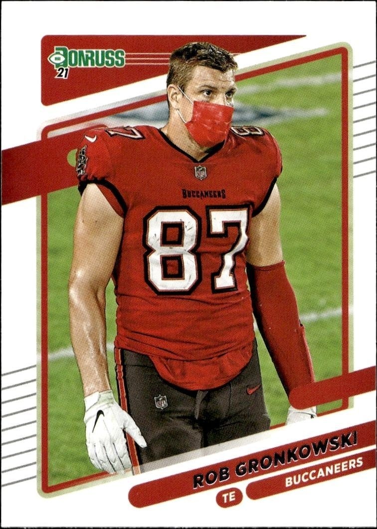 2021 Panini Donruss Rob Gronkowski #104 trading card