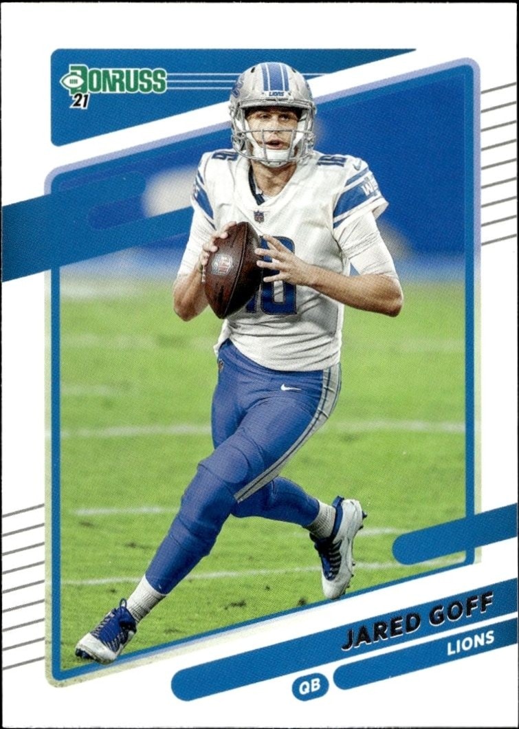 2021 Panini Donruss Jared Goff #170 trading card