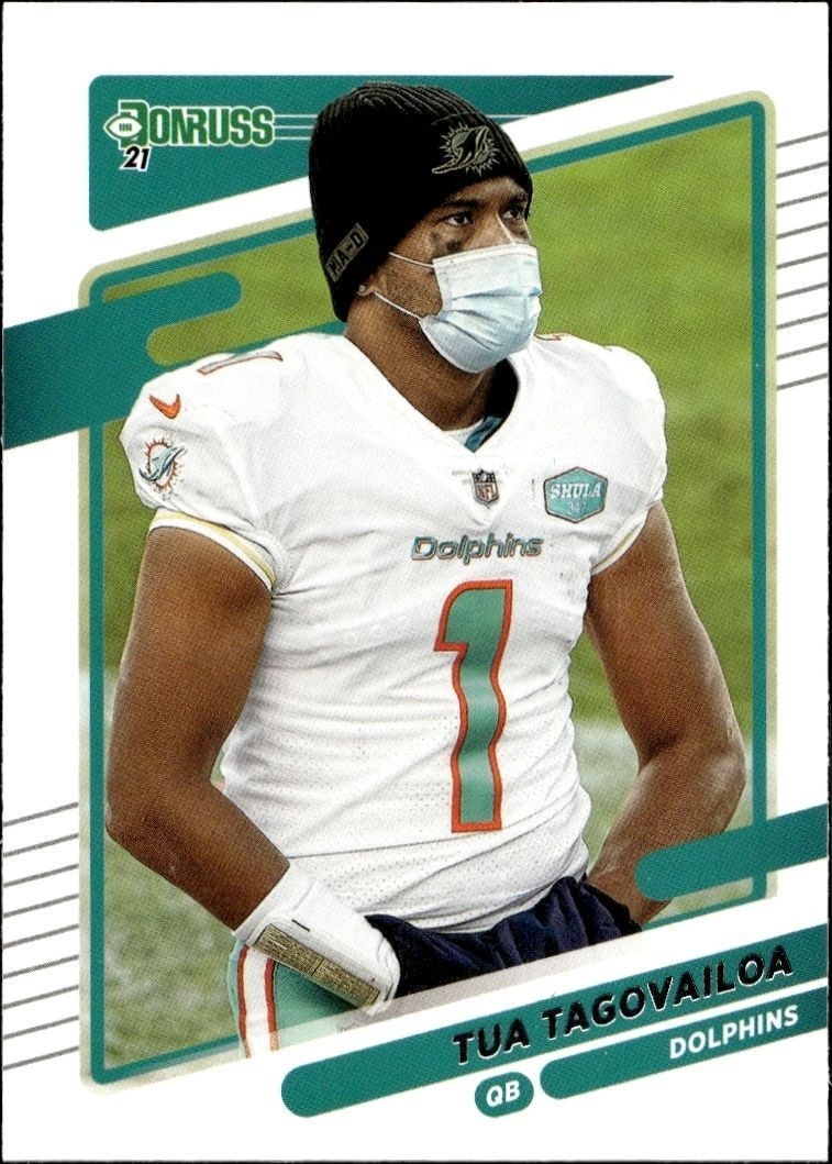 2021 Panini Donruss Tua Tagovailoa #61 trading card