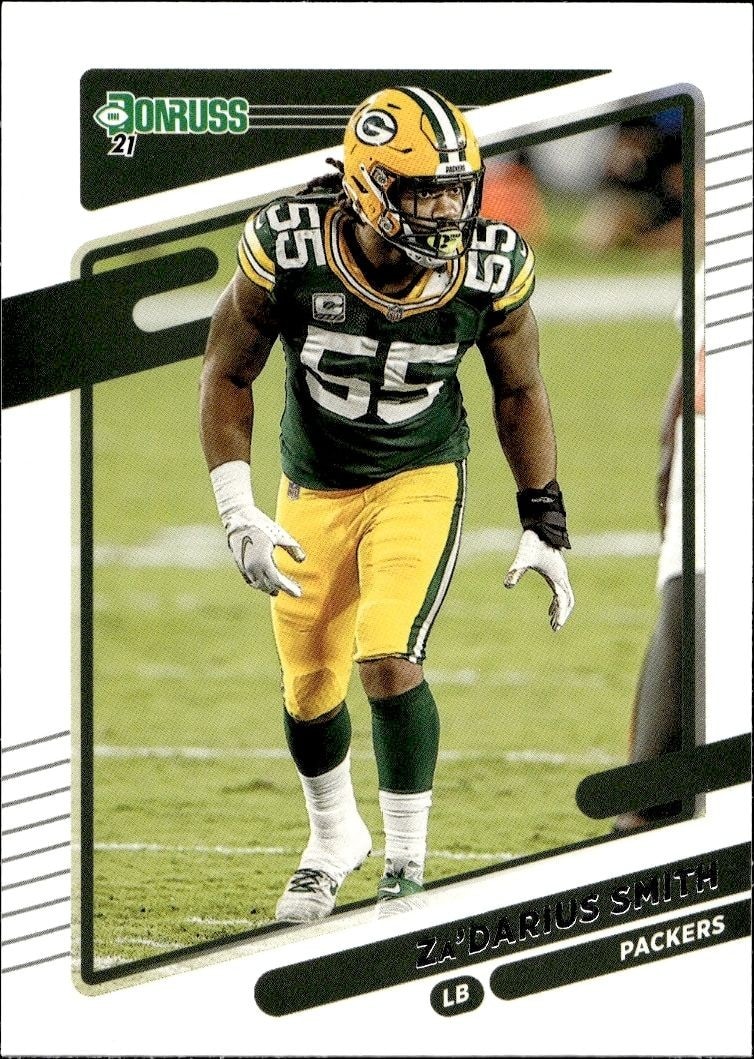 2021 Panini Donruss Za'Darius Smith #159 trading card