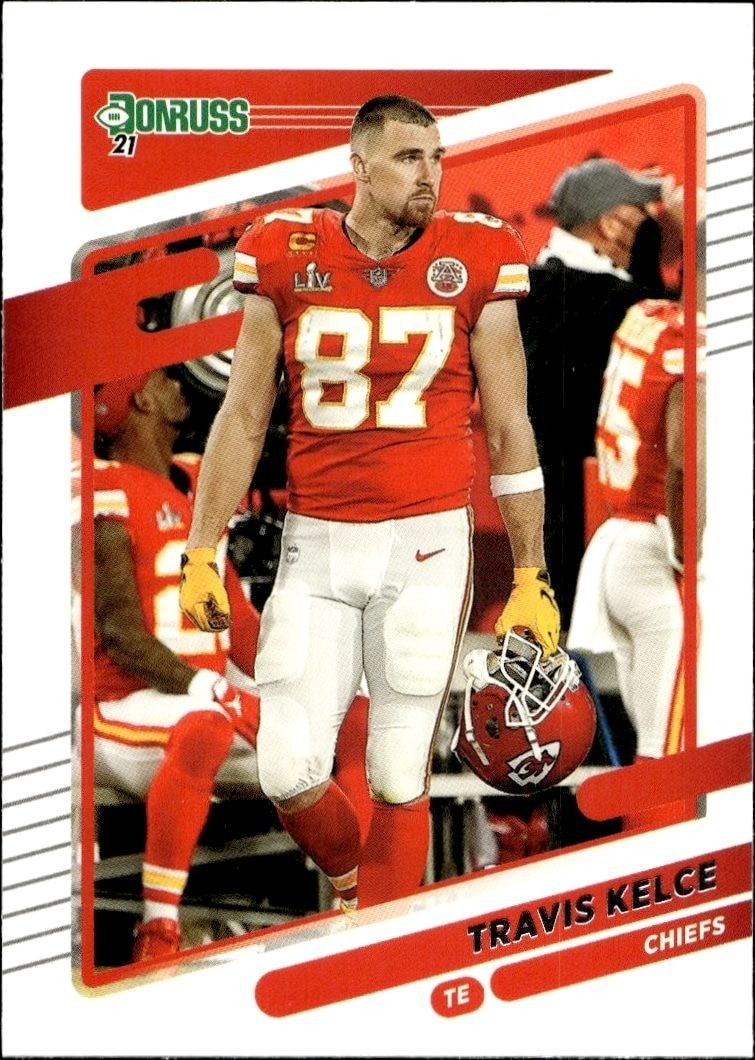 2021 Panini Donruss Travis Kelce #118 trading card