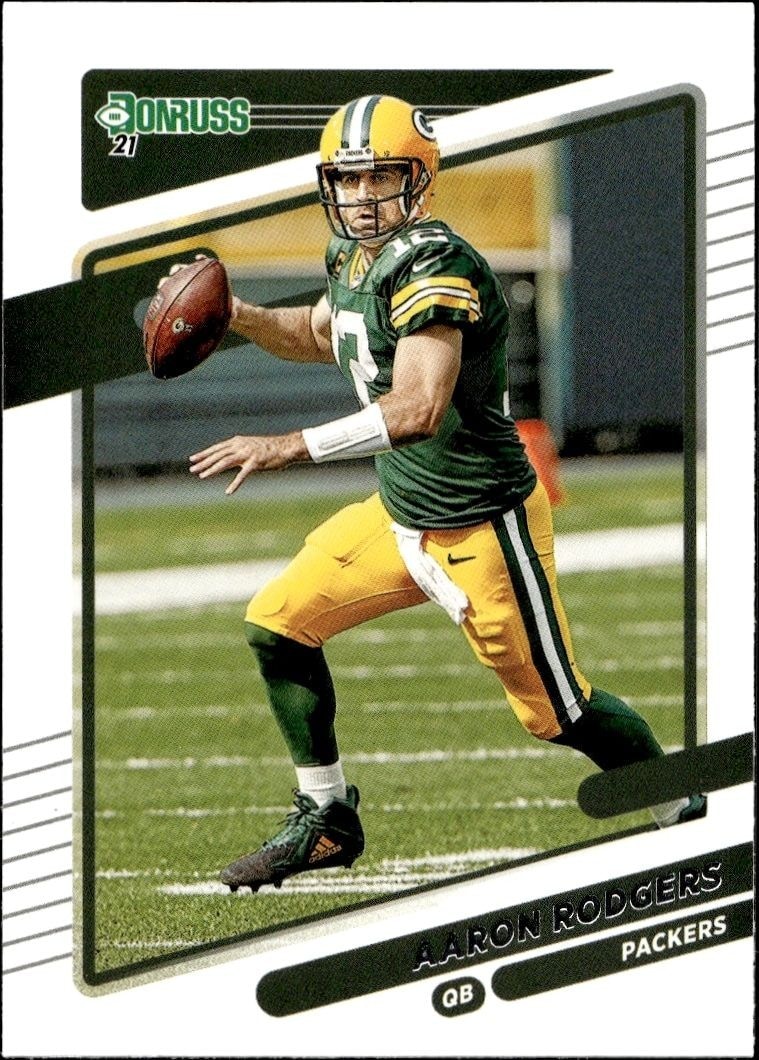 2021 Panini Donruss Aaron Rodgers #155 trading card