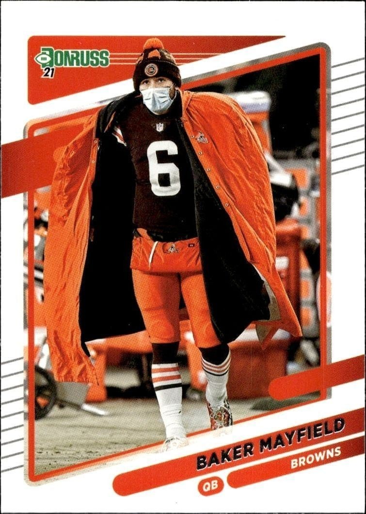2021 Panini Donruss Baker Mayfield #195 trading card
