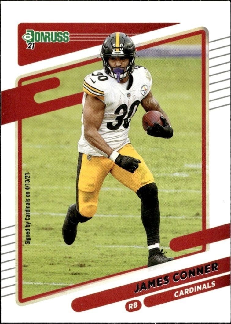 2021 Panini Donruss James Conner #21 trading card