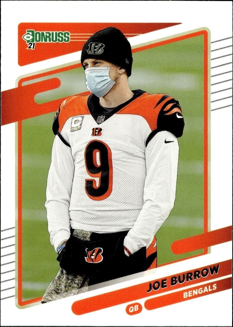 2021 Panini Donruss Joe Burrow #211 trading card