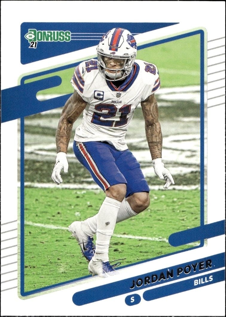 2021 Panini Donruss Jordan Poyer #229 trading card