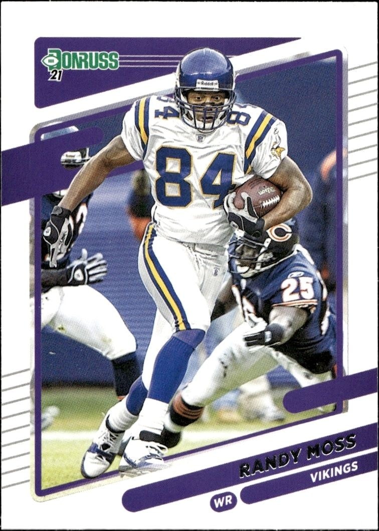 2021 Panini Donruss Randy Moss #128 trading card