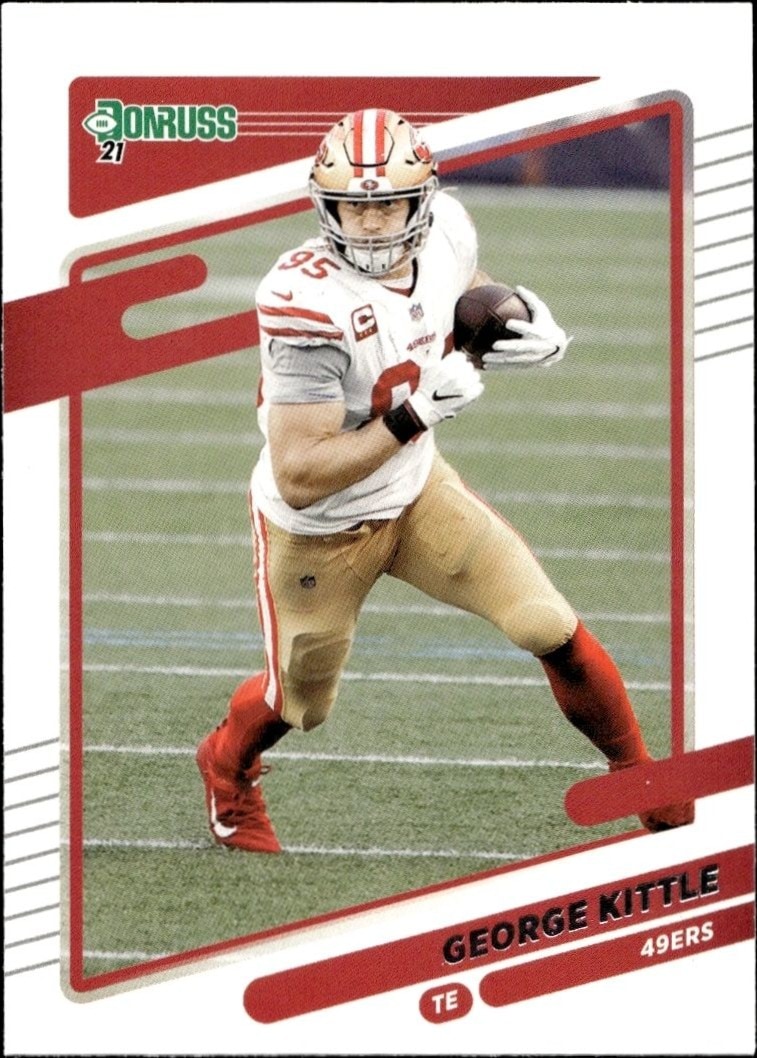 2021 Panini Donruss George Kittle #54 trading card