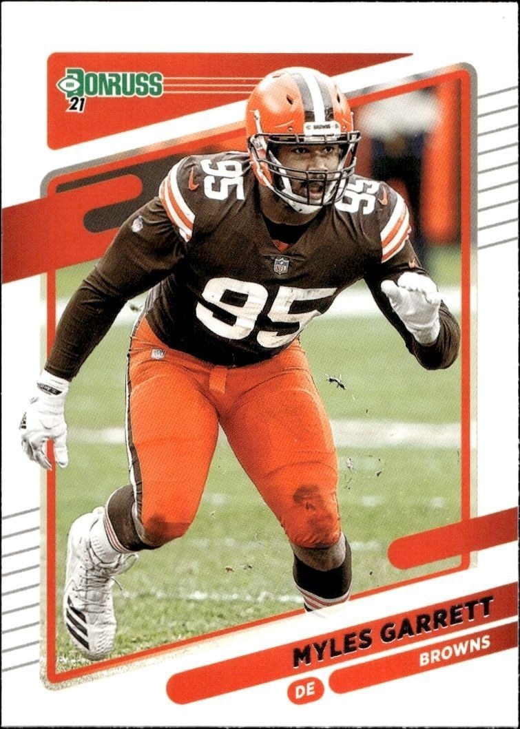 2021 Panini Donruss Myles Garrett #199 trading card