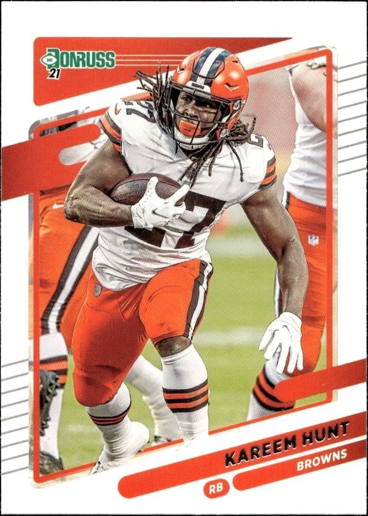 2021 Panini Donruss Kareem Hunt #197 trading card
