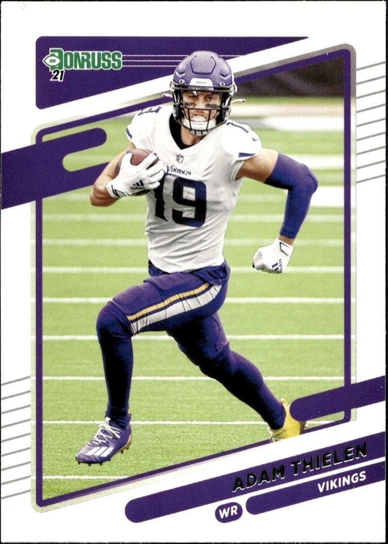 2021 Panini Donruss Adam Thielen #126 trading card