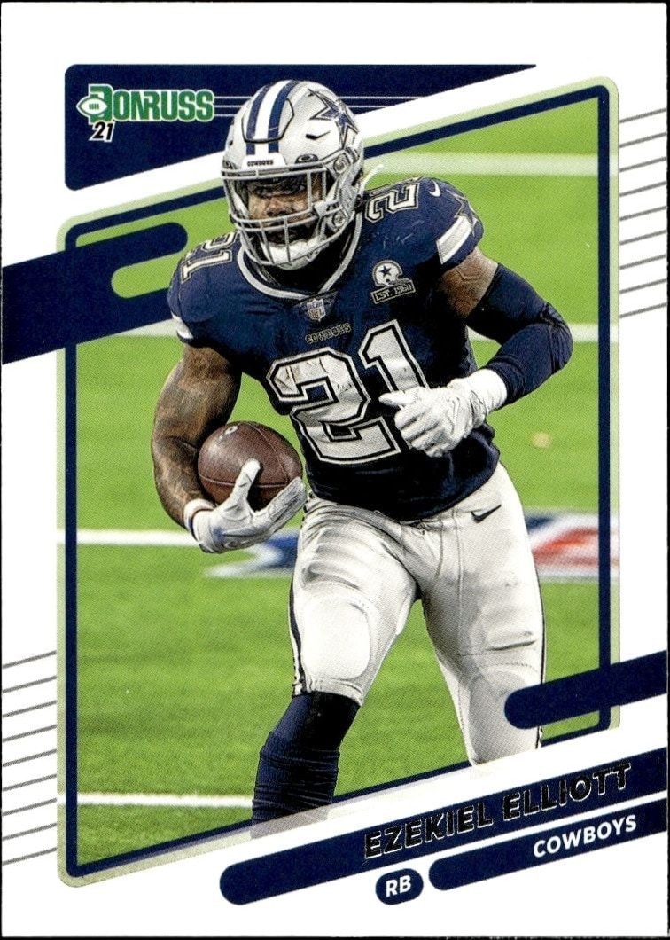 2021 Panini Donruss Ezekiel Elliott #188 trading card