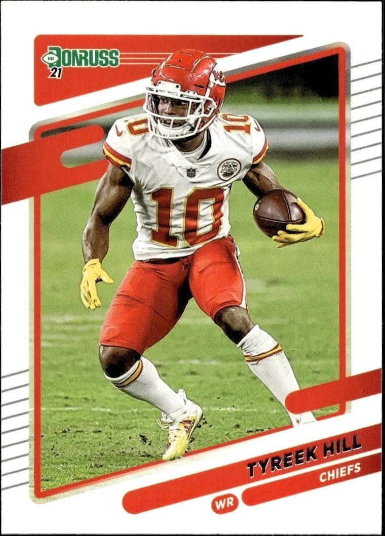 2021 Panini Donruss Tyreek Hill #117 trading card