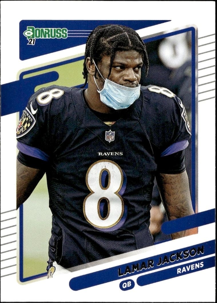 2021 Panini Donruss Lamar Jackson #239 trading card
