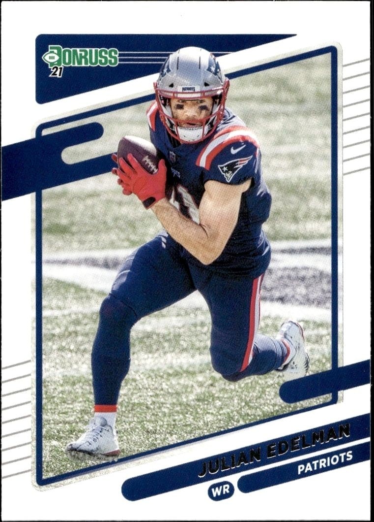 2021 Panini Donruss Julian Edelman #45 trading card