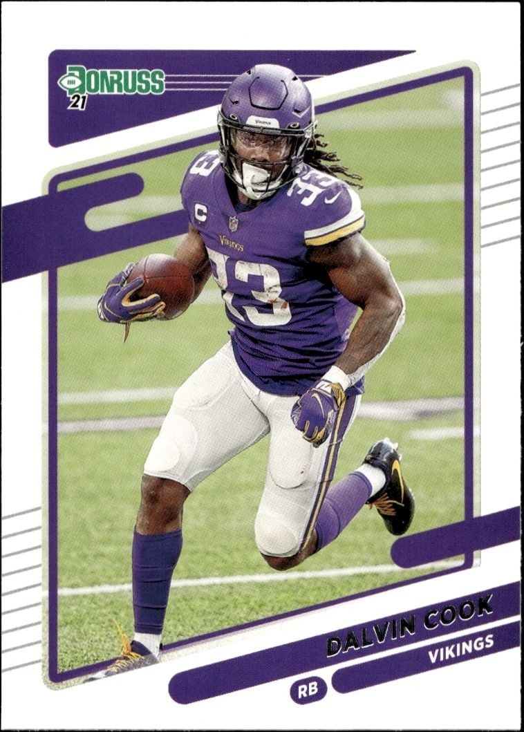 2021 Panini Donruss Dalvin Cook #125 trading card