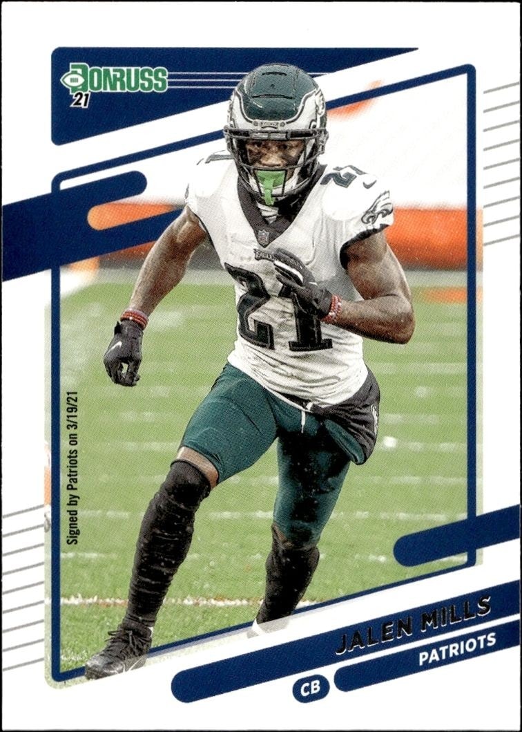 2021 Panini Donruss Jalen Mills #113 trading card