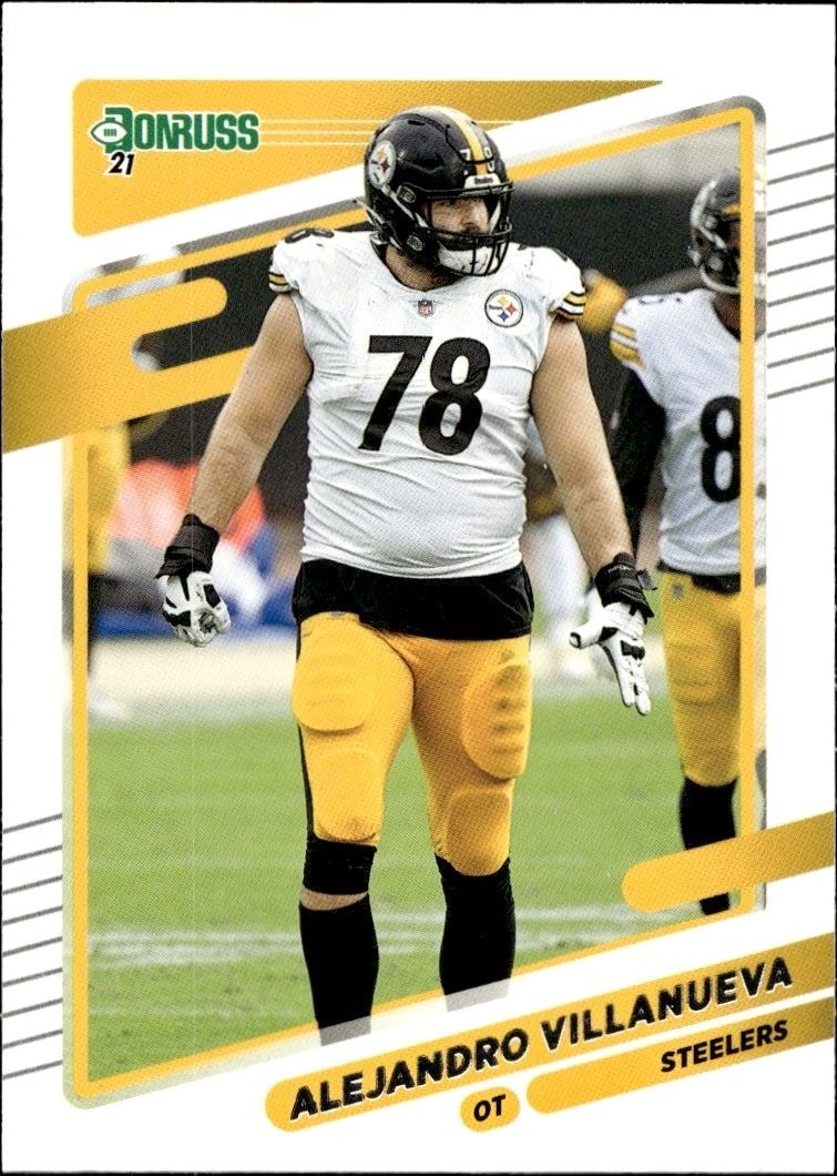 2021 Panini Donruss Alejandro Villanueva #24 trading card