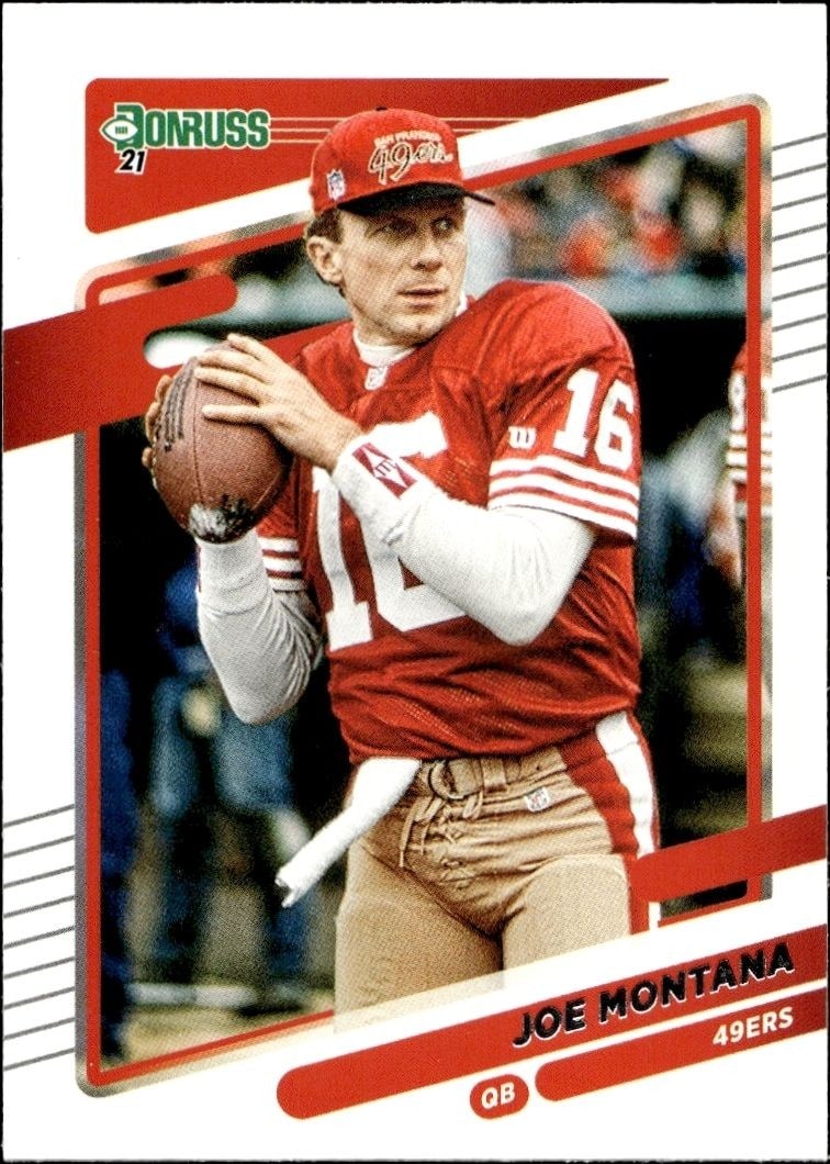 2021 Panini Donruss Joe Montana #57 trading card