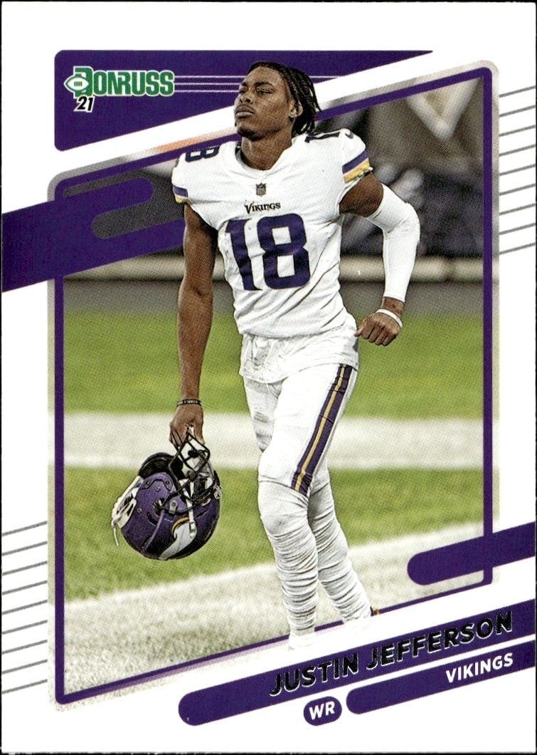 2021 Panini Donruss Justin Jefferson #127 trading card