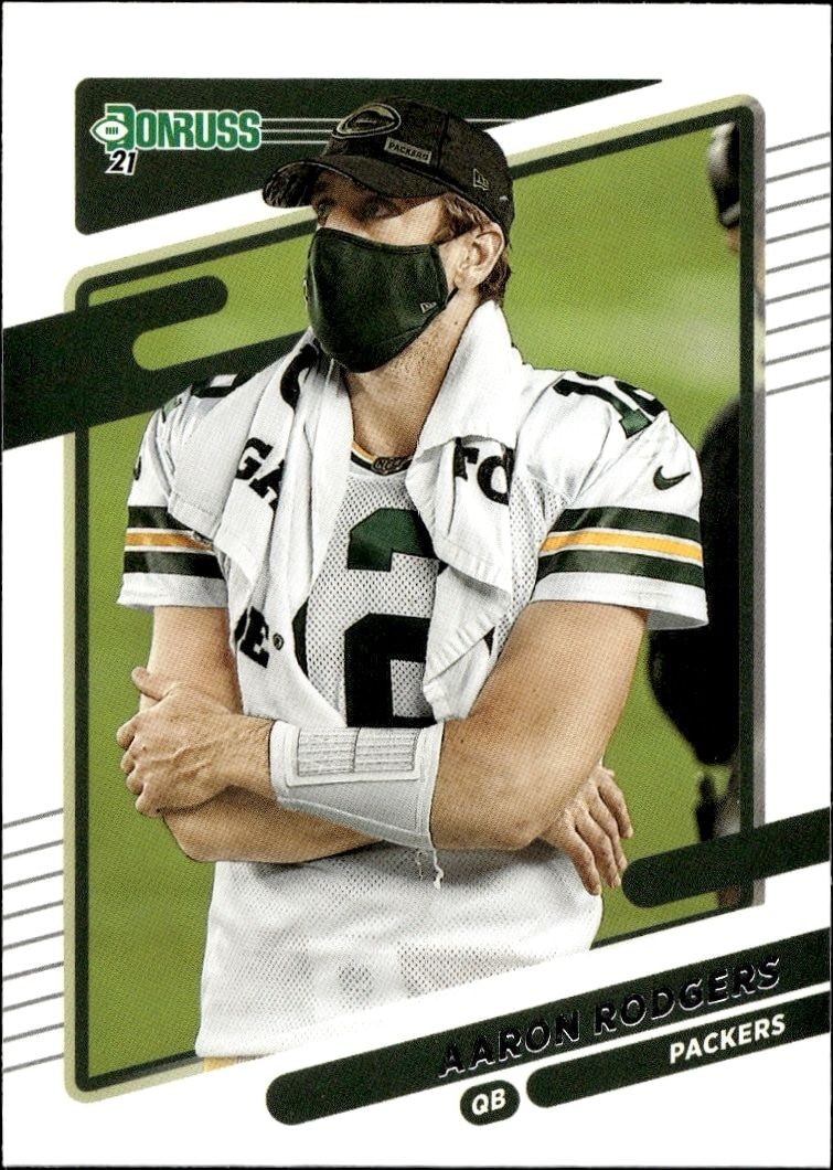 2021 Panini Donruss Aaron Rodgers #155 trading card