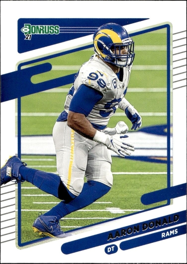 2021 Panini Donruss Aaron Donald #140 trading card