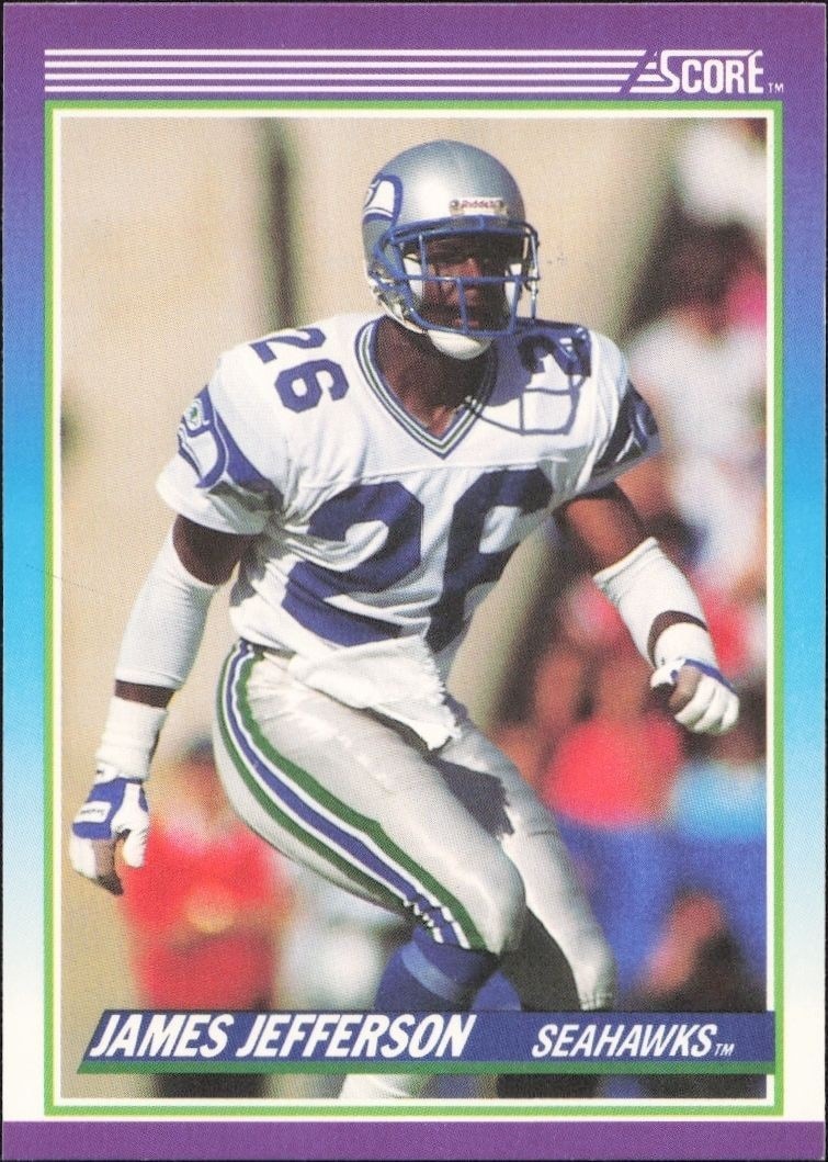 1990 Score James Jefferson #126 trading card