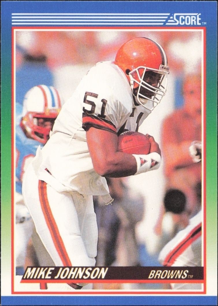 1990 Score Mike Johnson #35 trading card