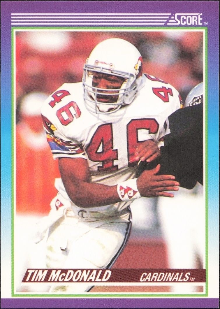 1990 Score Tim McDonald #127 trading card