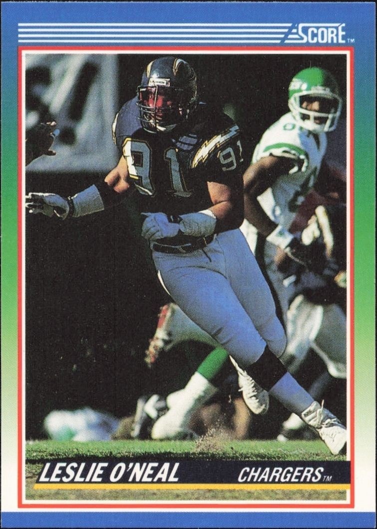 1990 Score Leslie O'Neal #8 trading card