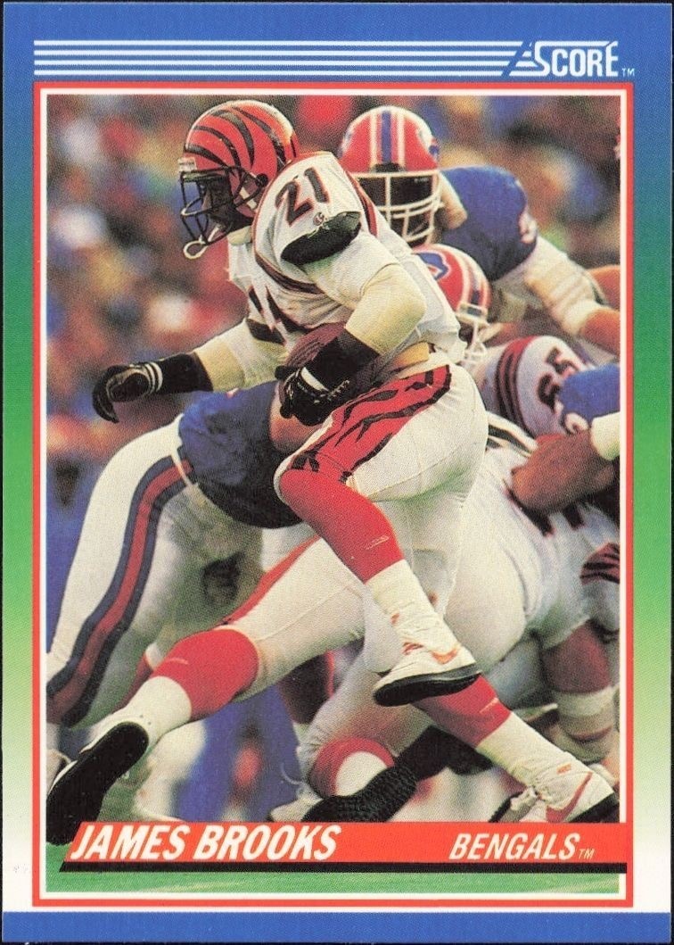 1990 Score James Brooks #19 trading card