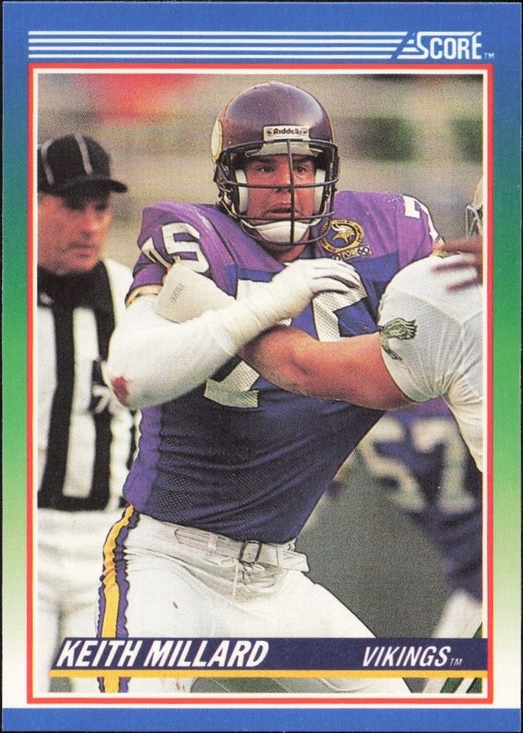 1990 Score Keith Millard #38 trading card