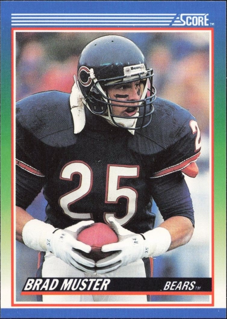 1990 Score Brad Muster #17 trading card