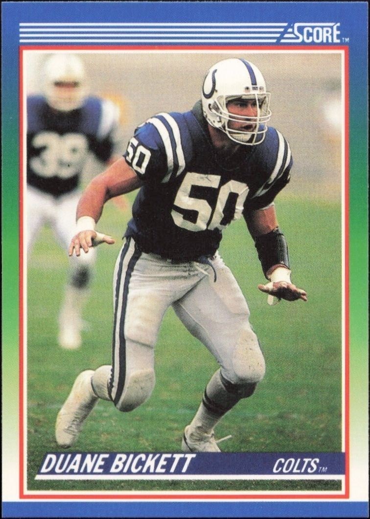 1990 Score Duane Bickett #23 trading card