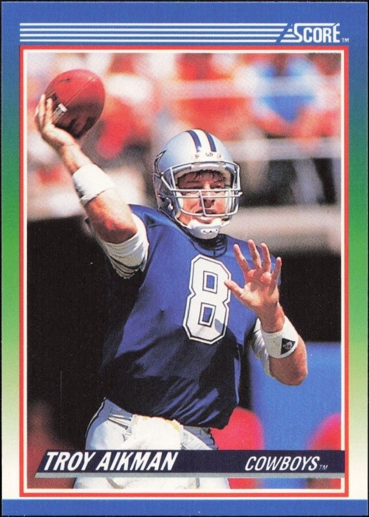 1990 Score Troy Aikman #21 trading card