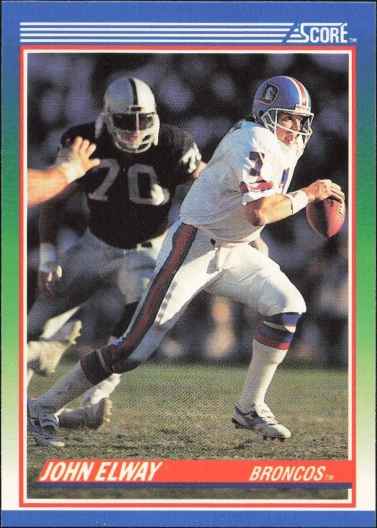 1990 Score John Elway #25 trading card