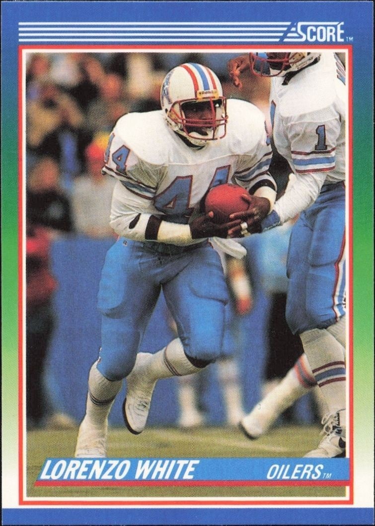 1990 Score Lorenzo White #29 trading card