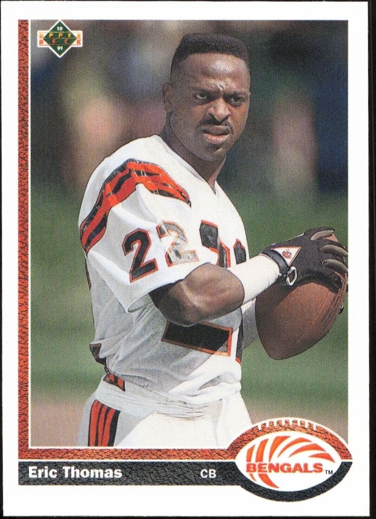 1991 Upper-Deck Eric Thomas #688 trading card