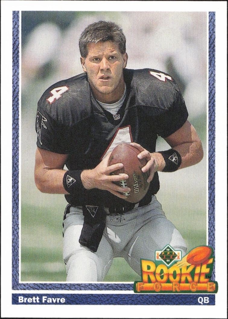 1991 Upper-Deck Brett Favre #647 trading card