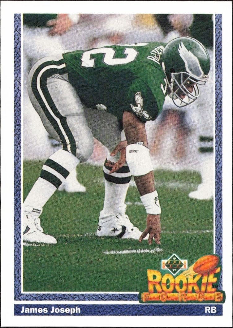 1991 Upper-Deck James Joseph #652 trading card