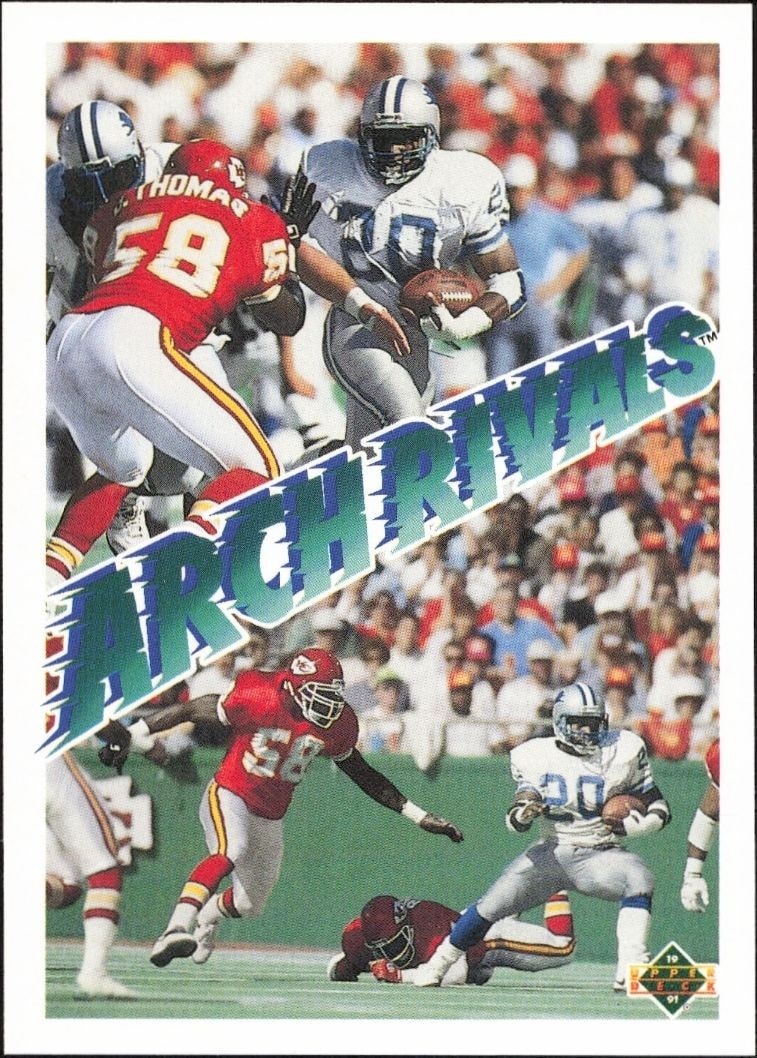 1991 Upper-Deck Barry Sanders #656 trading card