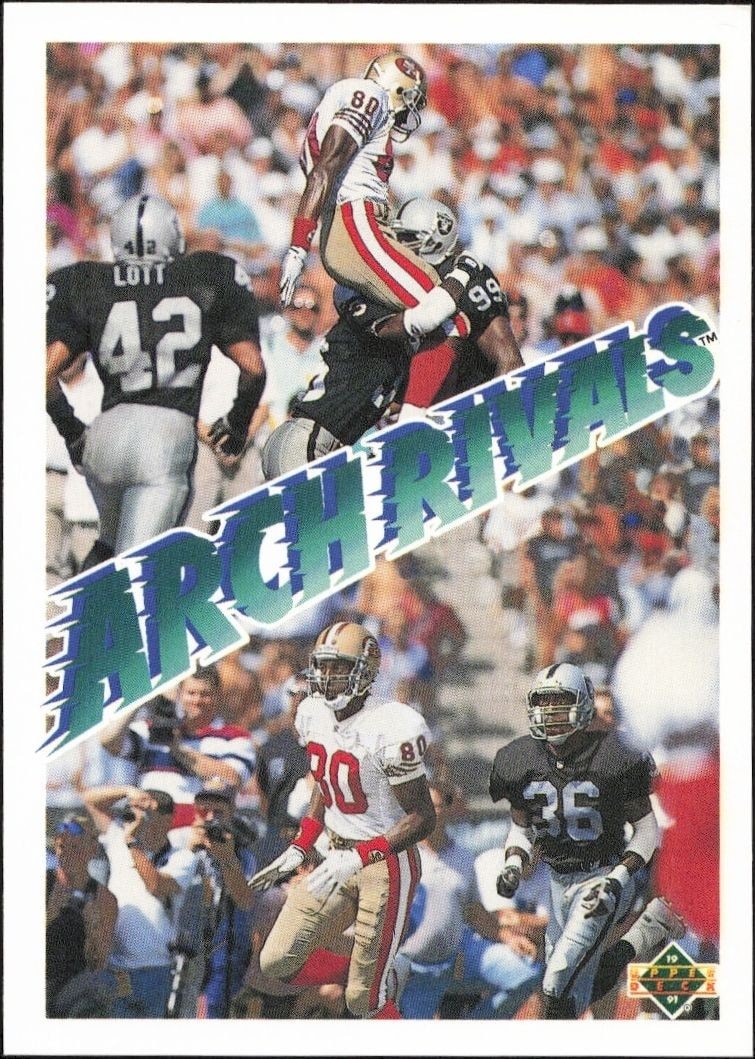 1991 Upper-Deck Jerry Rice #655 trading card