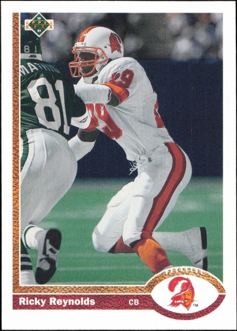 1991 Upper-Deck Ricky Reynolds #669 trading card