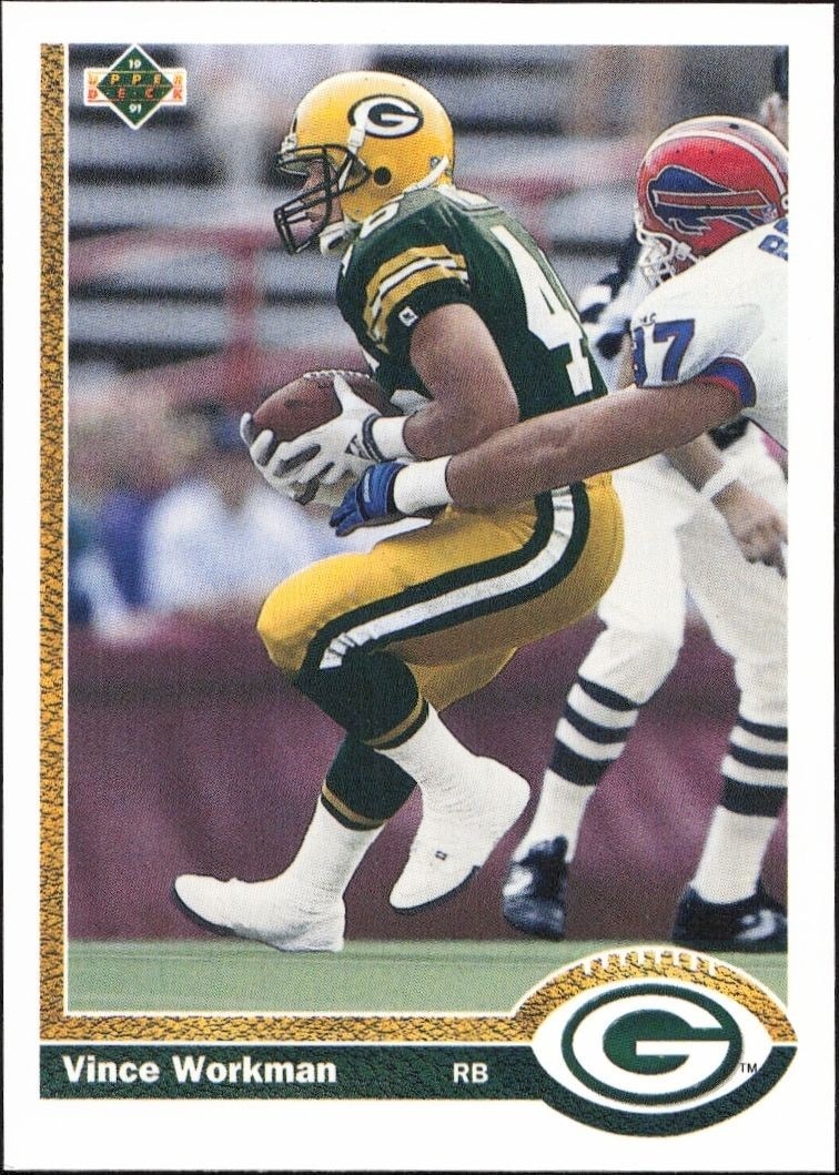 1991 Upper-Deck Vince Workman #668 trading card