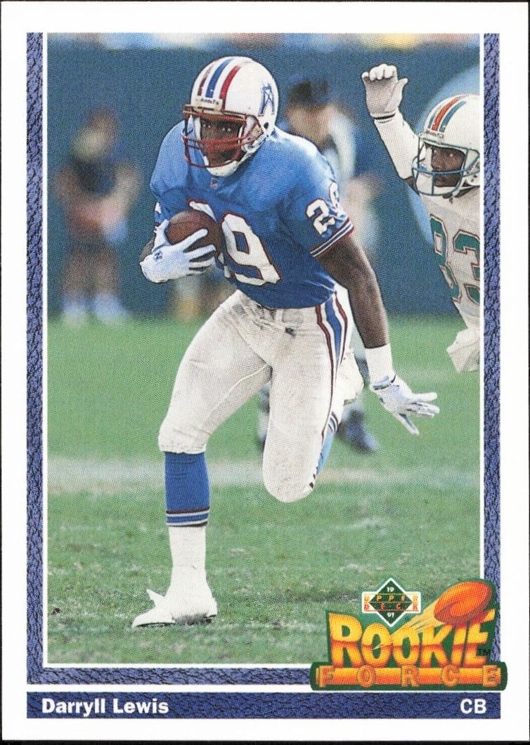 1991 Upper-Deck Darryll Lewis #617 trading card
