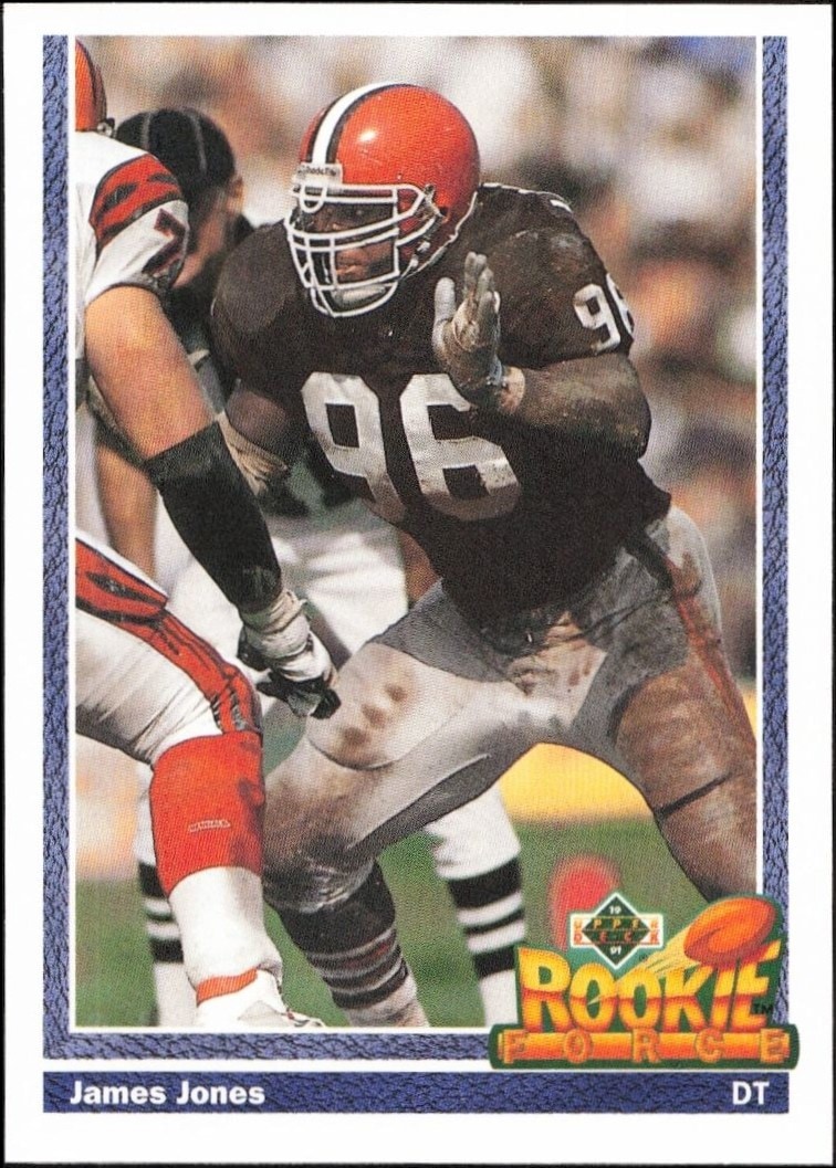 1991 Upper-Deck James Jones #602 trading card