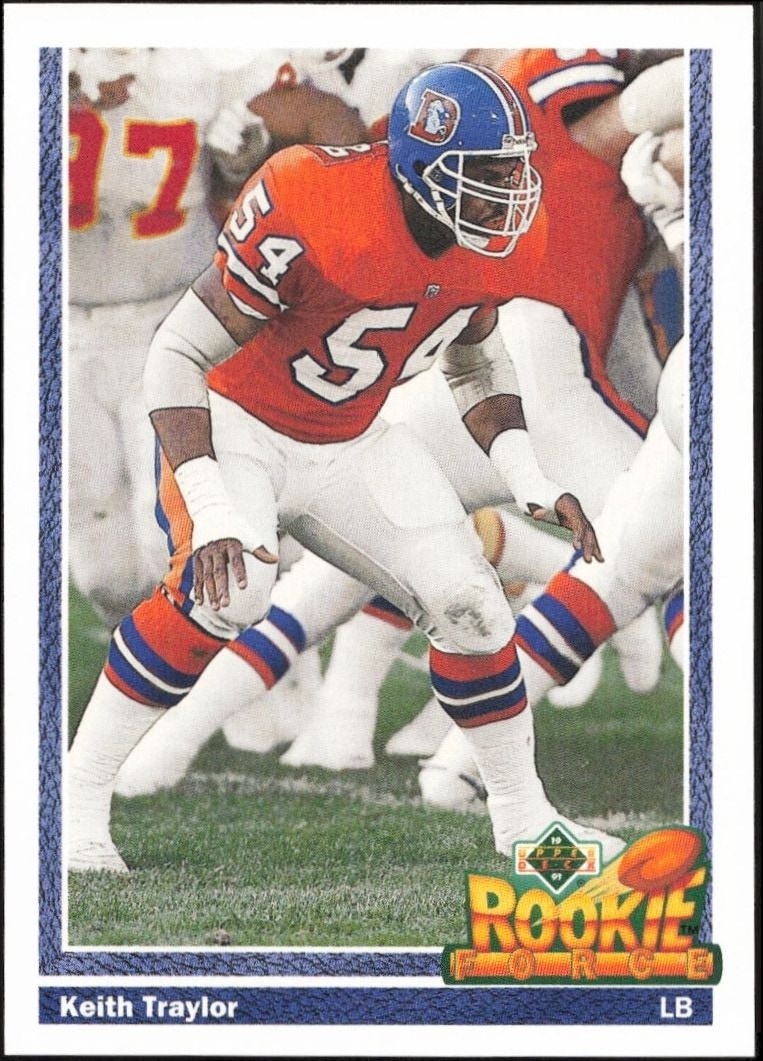 1991 Upper-Deck Keith Traylor #618 trading card