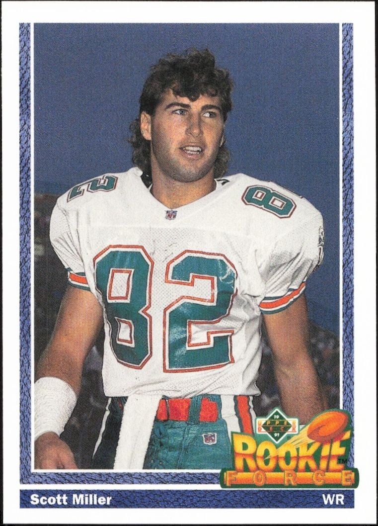 1991 Upper-Deck Scott Miller #619 trading card