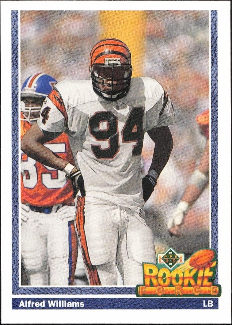 1991 Upper-Deck Alfred Williams #623 trading card